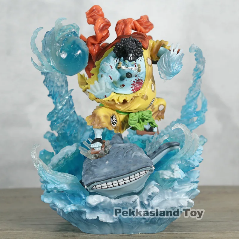 

Anime ONE PIECE War-damaged Jinbe Sun Pirates GK Resin Statue Action Figure Collection Model Toy