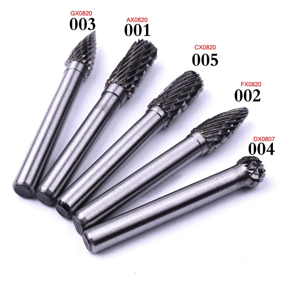 

1pcs 8MM Head Tungsten Carbide Rotary Point Burr Burs Die Grinder 6mm Shank