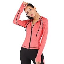 Спортивные Компрессионные Для женщин Спортивная футболка Фитнес быстросохнущая двойной Толстовка шнуровке шнурок длинный рукав, для йоги Running топ, футболка