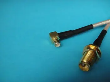 

25 Pigtail MCX Male to RP-SMA Female Jumper Cable BN22