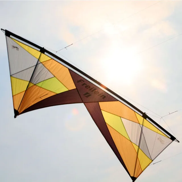 Cheap Outdoor Sport Stunt Kites For Sale High Quality Quad Stunt Kite With Flying Line and 2Pcs Control Handles Free Shipping