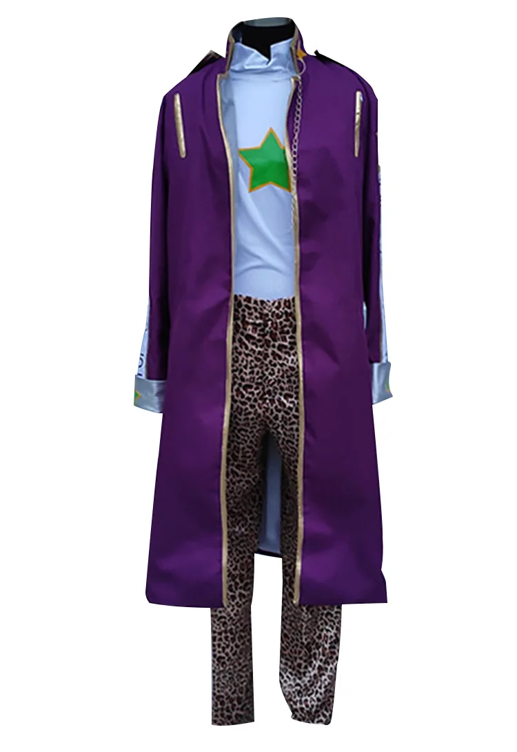 JoJo's Bizarre Adventure Kujo Jotaro Cosplay Costume Uniform - Цвет: full set