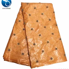 LIULANZHI Базен riche парча ткань Австрия японский хлопок высокое качество с бисером 5 ярдов/партия XB96