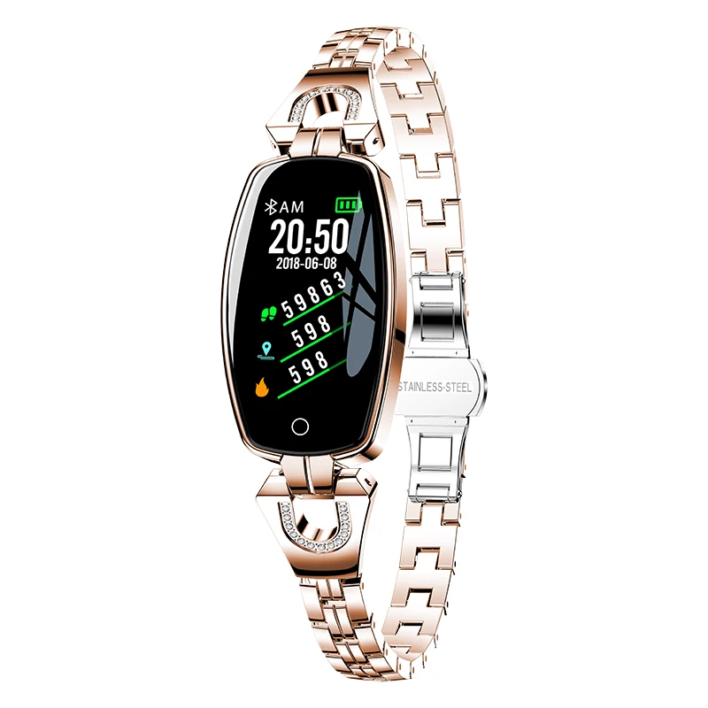 

H8 Women Lady Smart Wristband Heart Rate Blood Pressure Fitness Tracker waterproof IP68
