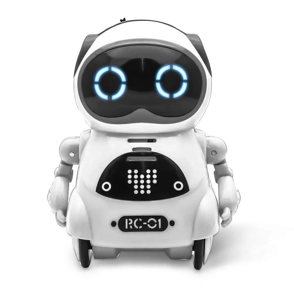 

Smart Pocket Robot Toys for Kids,Mini Robot with Interactive Dialogue Conversation, Voice Recognition, Chat Record, Singing