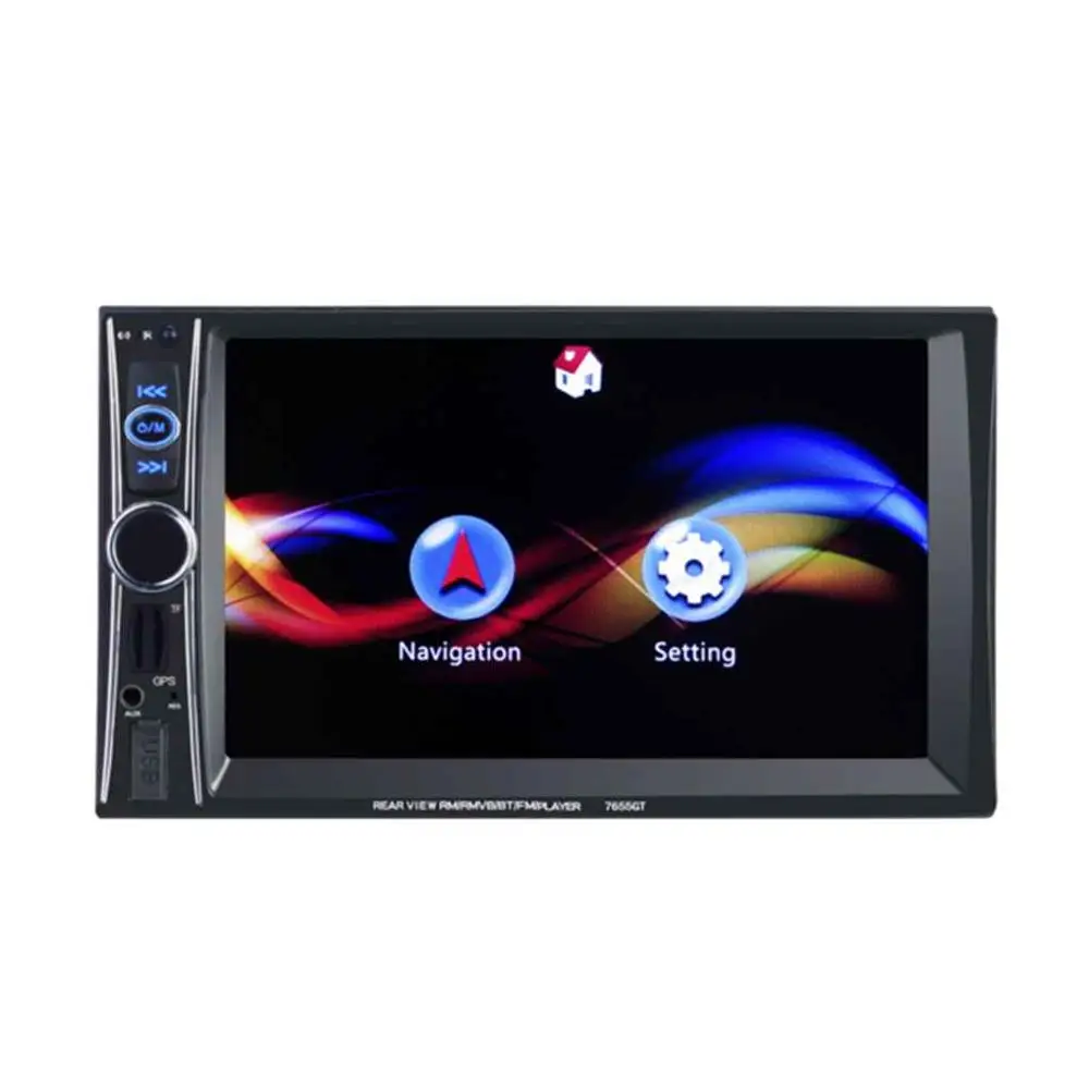 

7655GT GPS Navigation 6.6" Touch Screen Car MP5 Player Support Bluetooth USB FM Car Radio Car Audio/Vedio Player