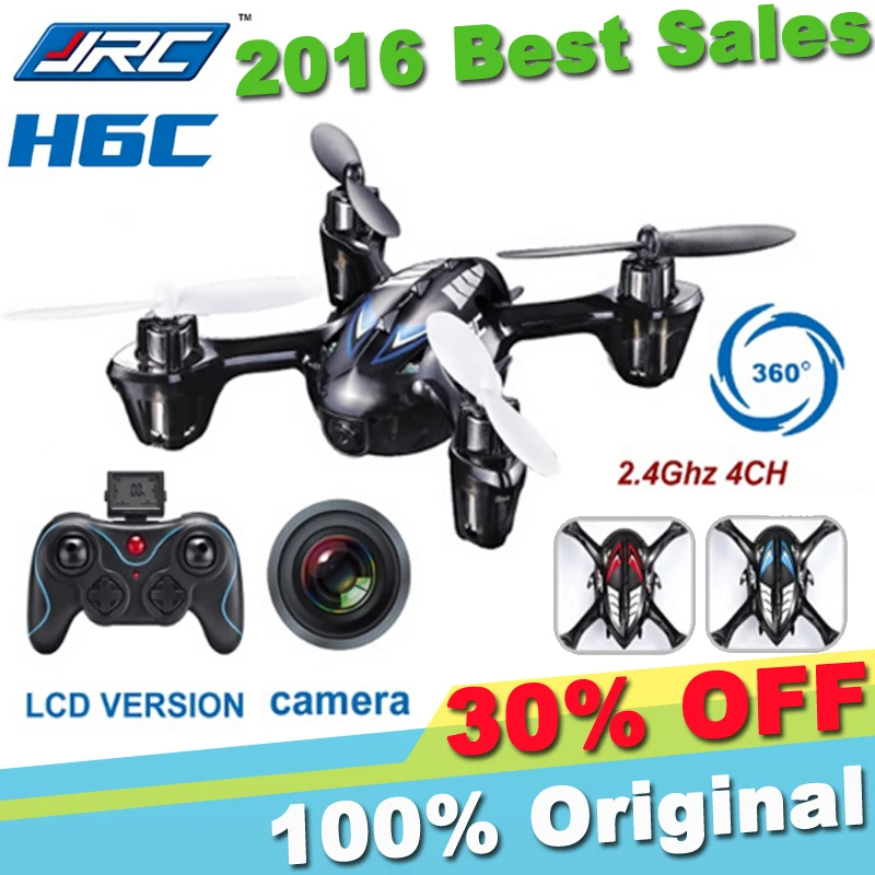 Buy Cheap JJRC H6C Drone New Version 2.4G 4CH 6 Axis Gyro Headless Mode with 2MP Camera RC Quadcopter