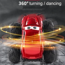 Новая обучающая игрушка 2,4 г 4CH RC трюк гоночный автомобиль игрушка трюк танец вращение светодиодное освещение управление RC автомобиль ребенок лучший подарок игрушка