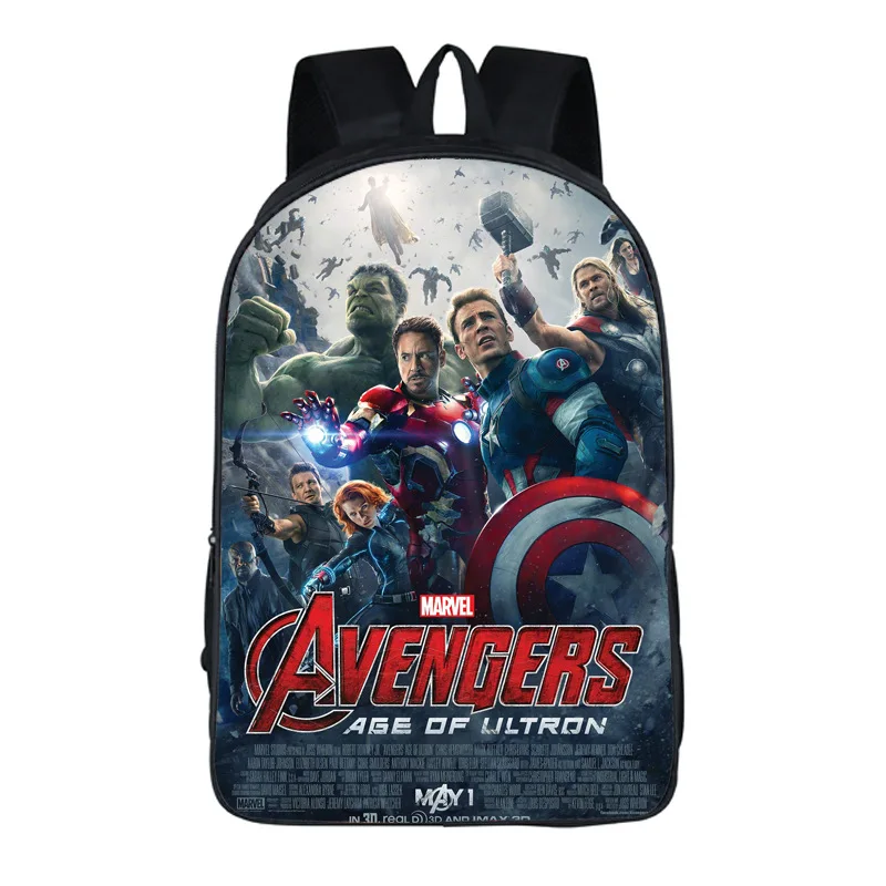 Marvel Venom Backpack Student Bag Hero Children's Backpack Avengers Men's Bag