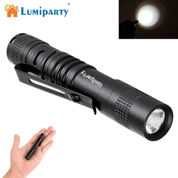 

Lumiparty Mini Flash Light XPE-R3 600 Lumens LED Flashlight Pocket Torch Portable Flash Torch Lamp Powered By AAA Battery