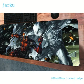 

Deadpool mouse pads 900x400x3mm cool new pad to mouse notbook computer mousepad gel gaming padmouse gamer to keyboard mouse mats