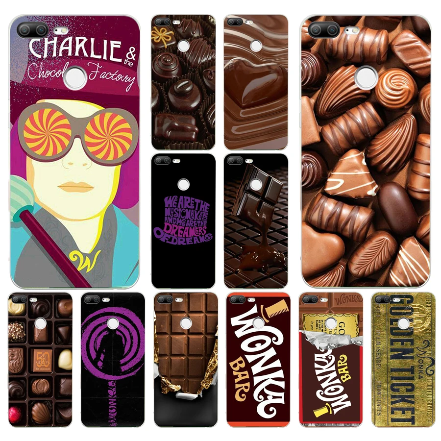 

138A alenka bar wonka chocolate Soft Silicone Tpu Cover phone Case for huawei Honor 9 Lite 10 p 9 10 lite case
