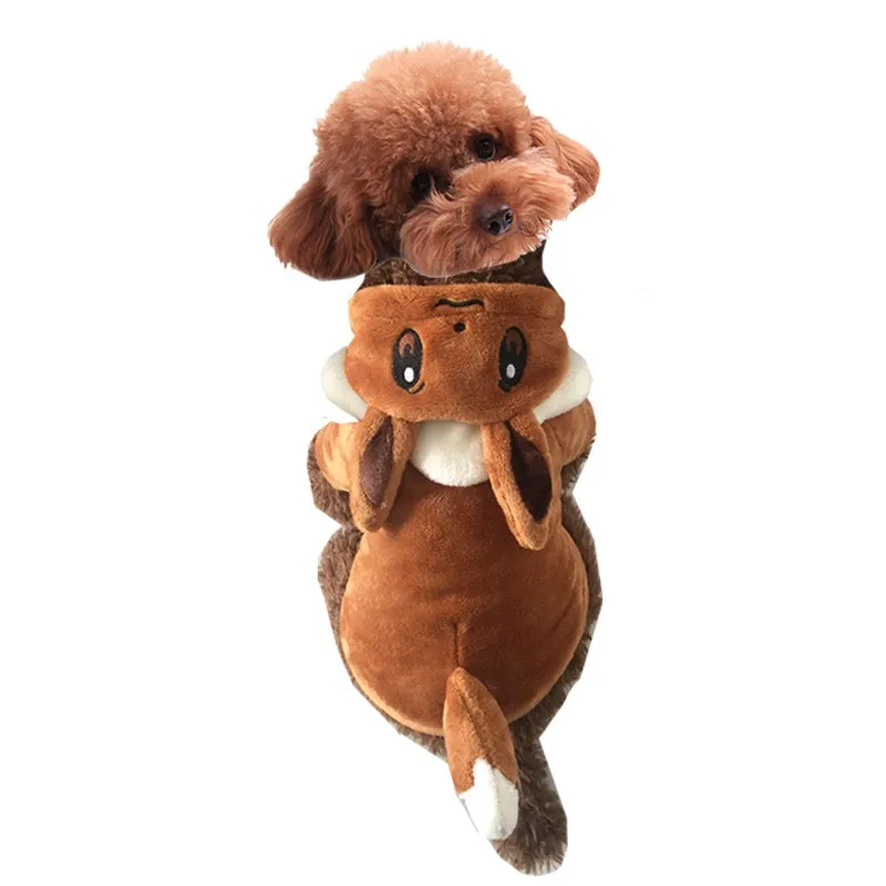 Cute Halloween Pokemon Eevee Dog Costume Clothing For Pet Winter Warm Fleece Dog Coat Jacket Chihuahua Funny Dog Hoodie Clothes Dog Hoodie Funny Dog Hoodieshoodie Dog Clothes Aliexpress