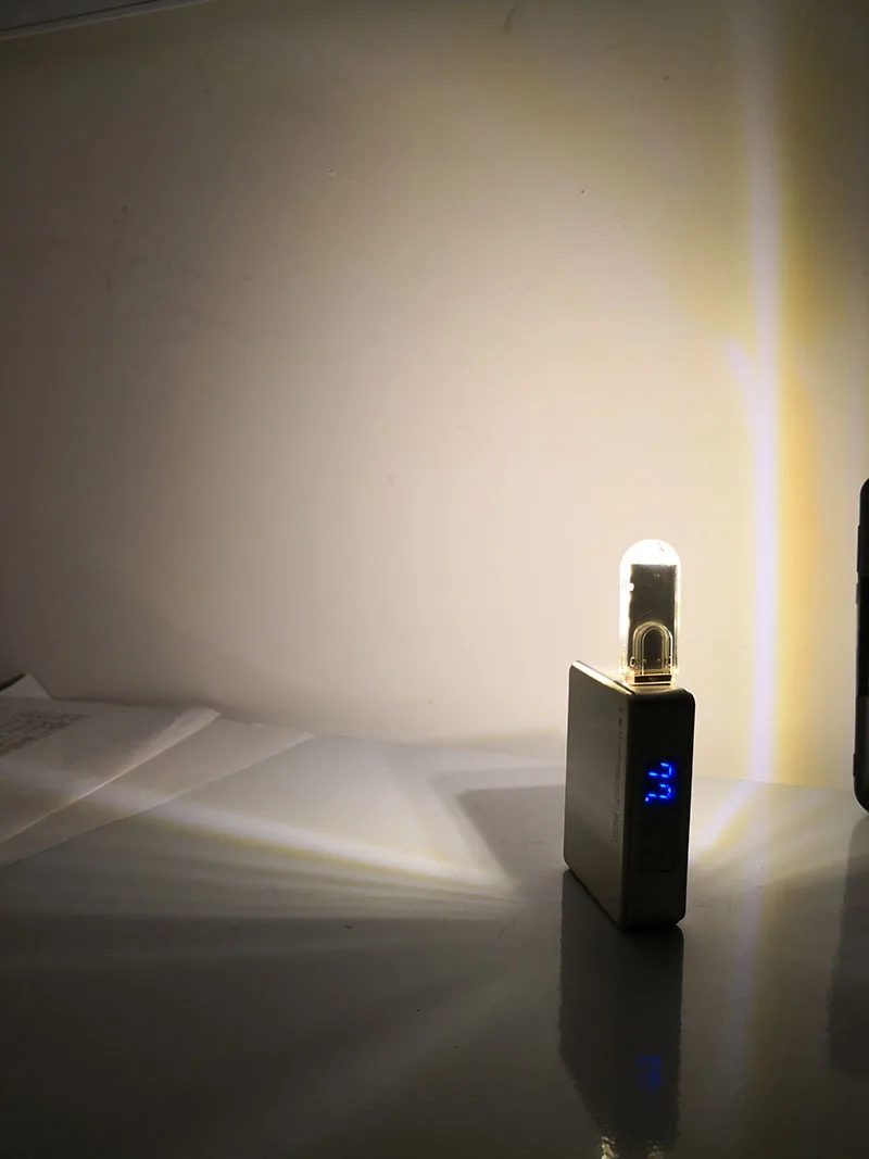 Светодиодный ночник с 3 светодиодами и USB Миниатюрная лампа внешним