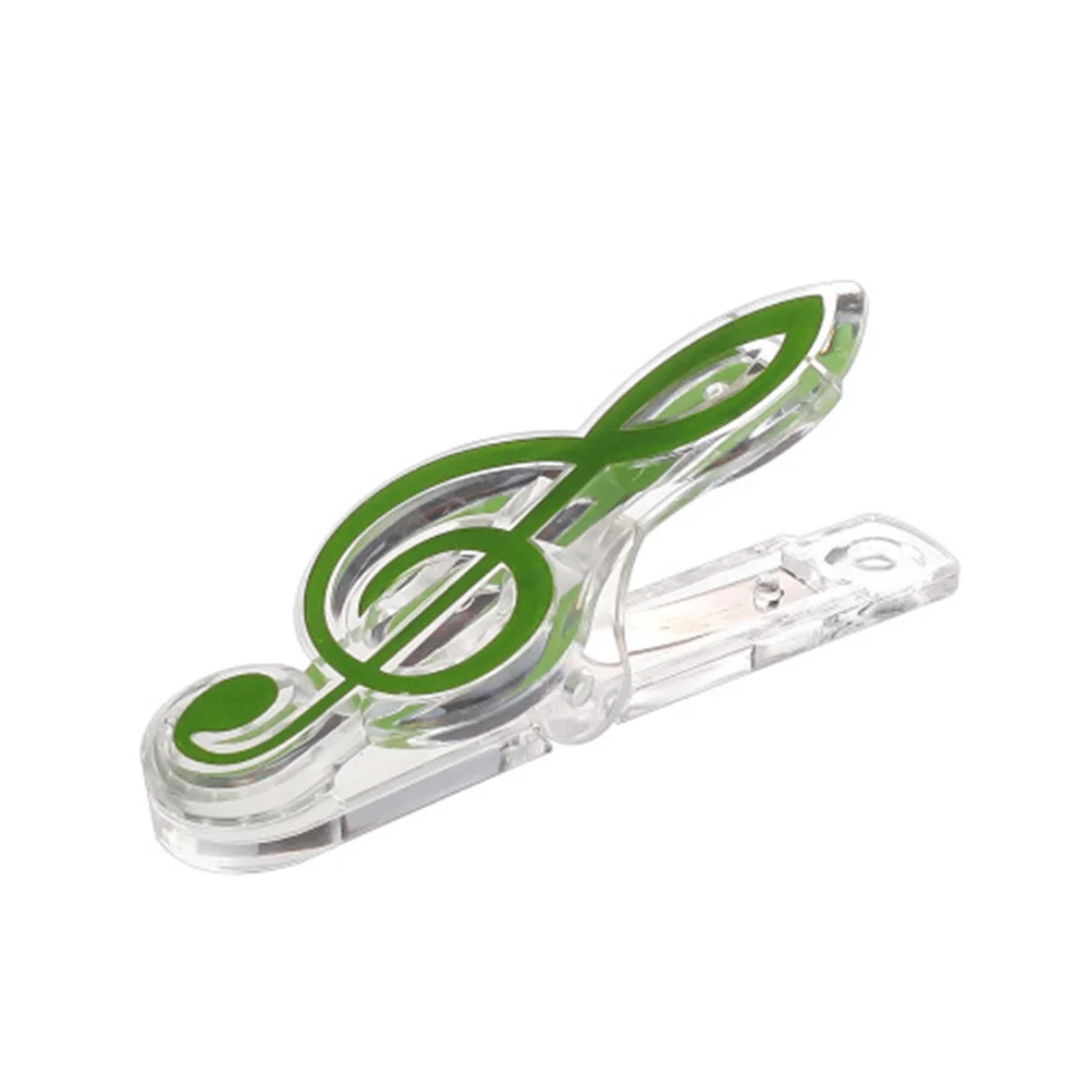 

1PC Musical Book Note Clip Plastic Piano Music Book Page Clip Treble Clef Clip Music Accessories
