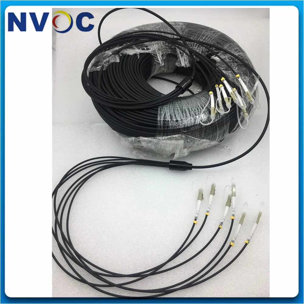 50 м LC/SC/FC/ST UPC бронированный патч кабель 6 ядер мм OM1 62 5/125 многомодовый LSZH Патч