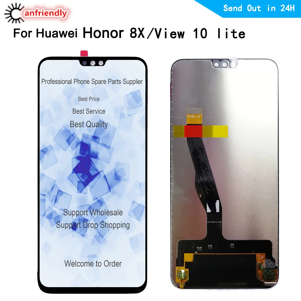 

6.5" LCD For Huawei Honor 8X View10 Lite honor8X LCD Display Touch panel Screen Digitizer Assembly For Huawei 8X JSN-L21 JSN-L42