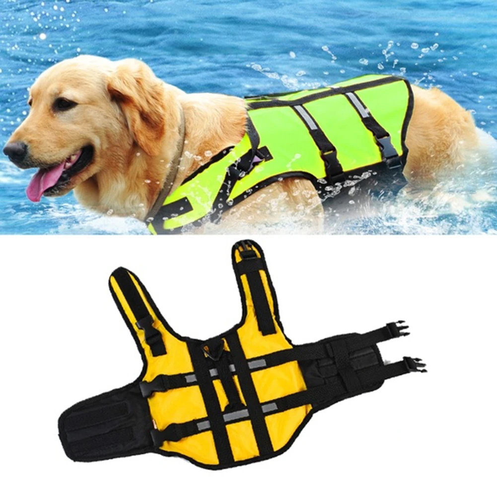 Dog protection Clothing Oxford Breathable Mesh Pet Dog Life Jacket