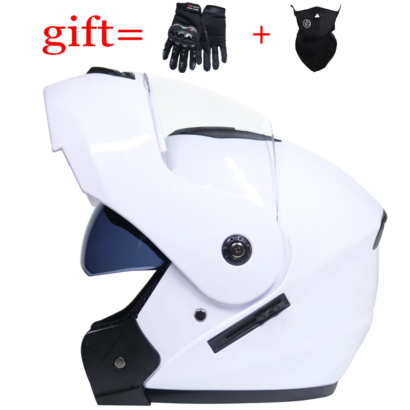 

Motorcycle flip helmet modular road helmet capacete double lens full face helmet cascos para moto men and women seasons casco