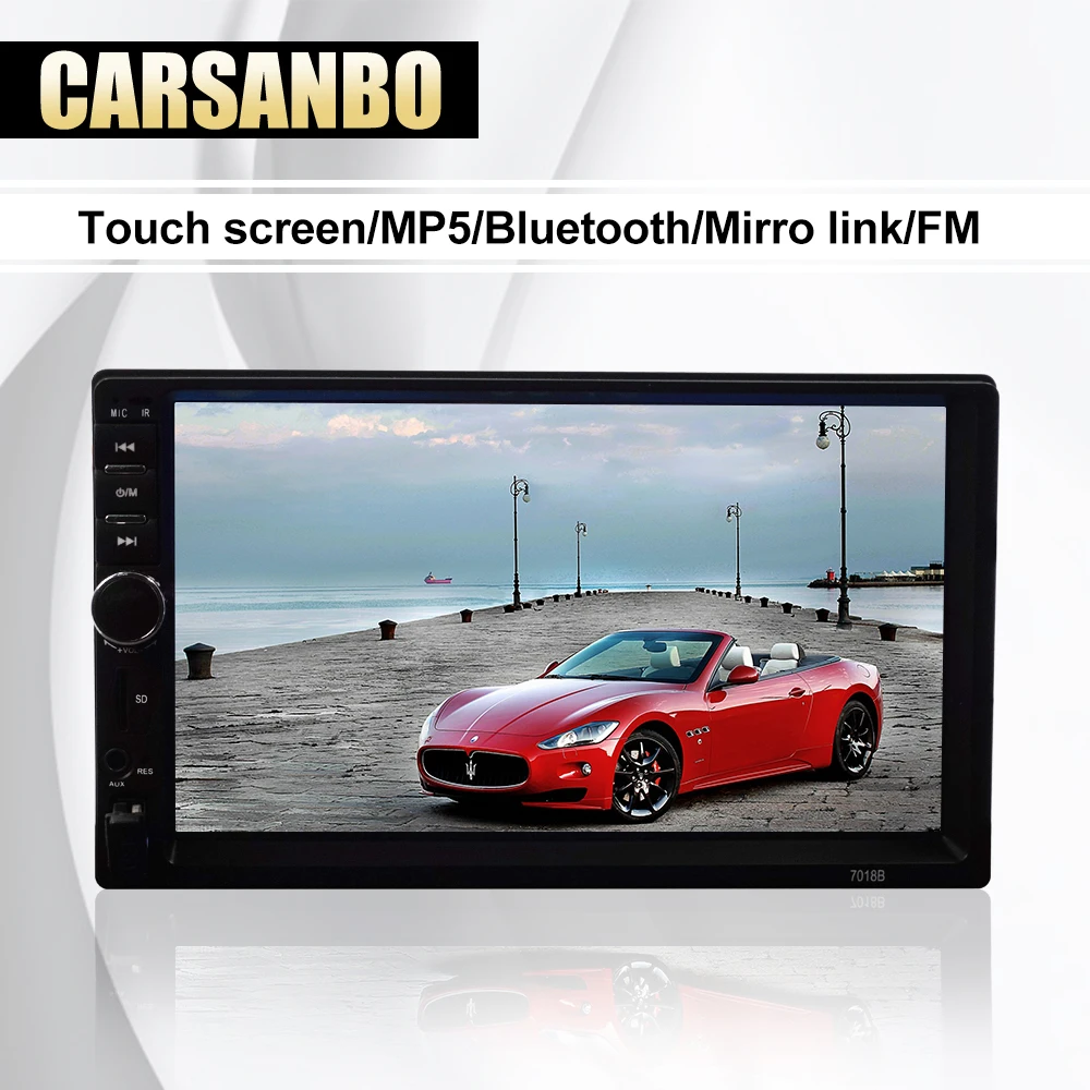 

2 Din Car Radio 7 inch Bluetooth Stereo Multimedia player Autoradio MP3 MP5 Touch Screen Auto Radio Support Rear View Camera
