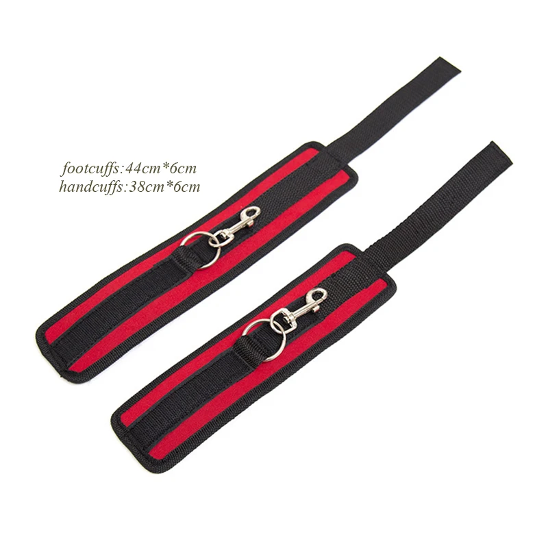  Quality Sex Product Under Bed Restraints Bondage Kit Red Cotton Sex Toys for Couples Adult Games St