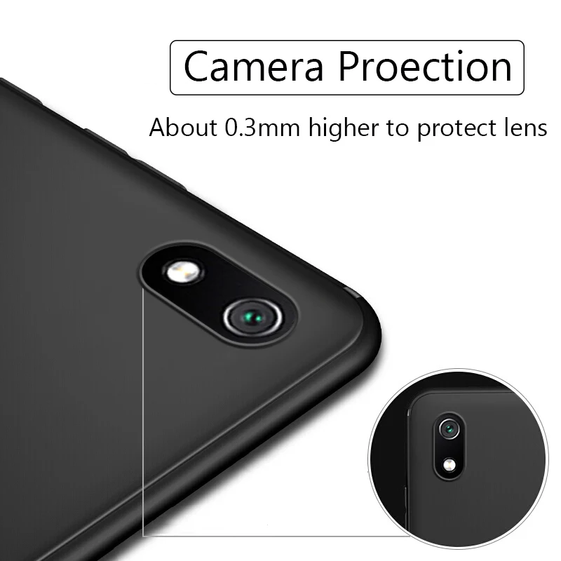 Lainergie чехол для Xiaomi Redmi 7A простой твердый тонкий матовый мягкий силиконовый