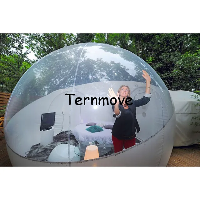 inflatable sealed air tent,Inflatable Half Clear Bubble