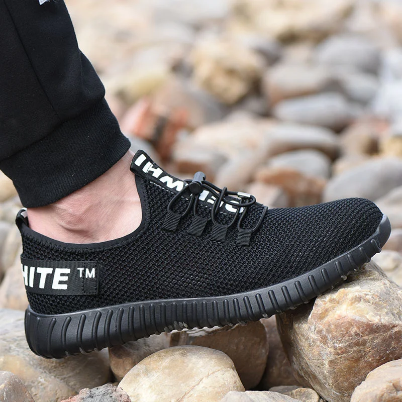 

Steel toe work boots steel mid-plate Anti-smashing Wilderness Survival ankle safty work boots #GH566
