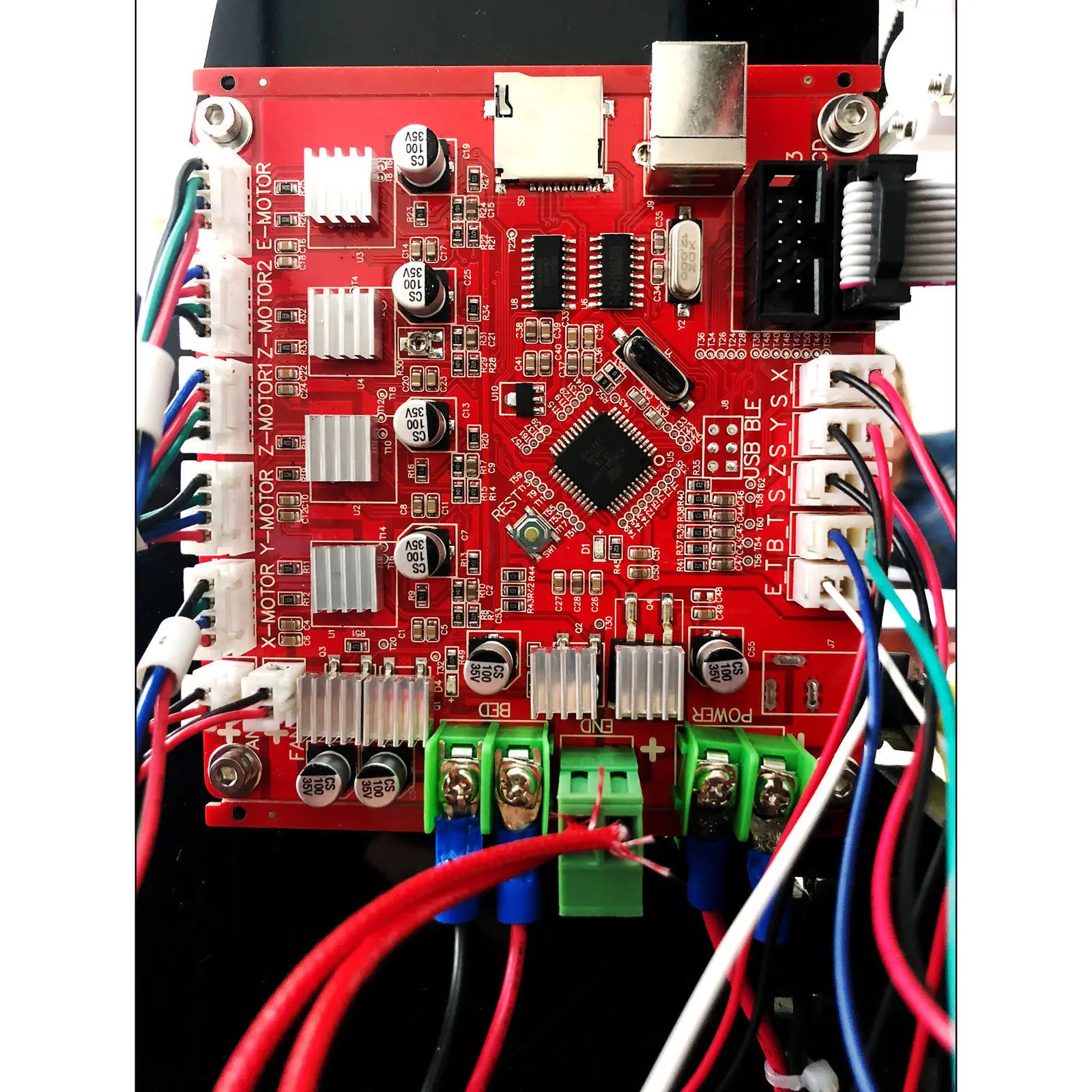 DE 3d принтер DIY i3 Высокоточный Reprap Prusa 3d Drucker сбой питания печать