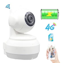 Sim Card 3G 4G Built-in Battery IP Camera 720P 960P HD Wireless WIFI Security Camera Home Surveillance IR P2P SD Card Hotspot