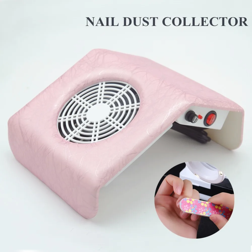 

30W Nail Dust Collector Manicure Set Machine Gel Nail Polish Cleaner Manicure Tools Vacuum Cleaner Suction Kit For Nail Art Fan