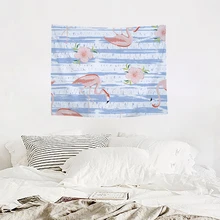 

creative fashion tropical flamingos Wall Tapestry Hippie Retro Home Decor Yoga Beach Towel
