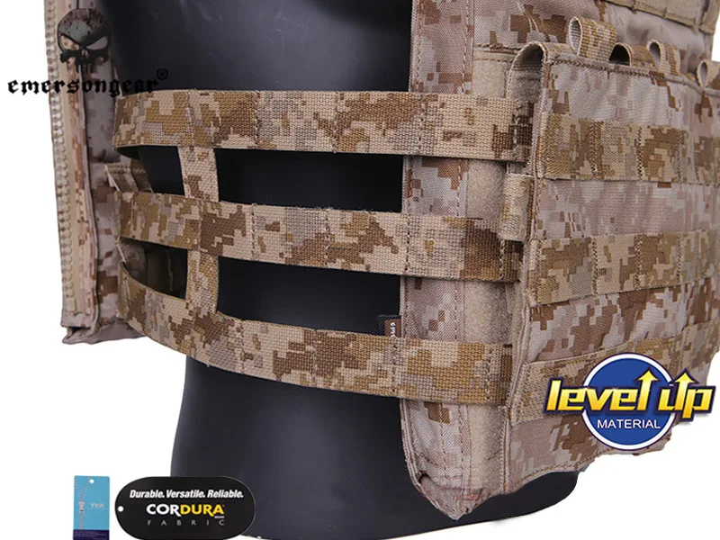 Emerson CP стильная легкая ткань AVS жилет адаптивный страйкбол боевой AOR1 EM7398|avs vest|adaptive
