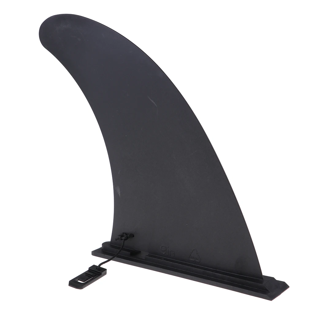 

1 Pcs Flexible Nylon Quick Release Center Surfing Fin for Longboard Surfboard Thruster Center Thruster Fins Replacement Black