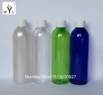

250ml empty travel plastic PET bottles,make up bottle sample containers for cosmetic packaging ,hotel sample bottles WYL