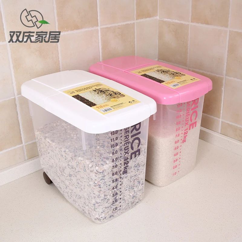 Large Rice Storage Container 12kg Rice Capacity-in Storage ...