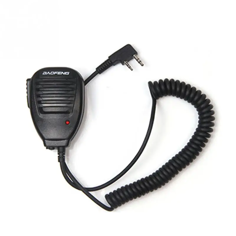 

1pc H21 Interphone Microphone Speaker For Baofeng 888S 5R 5RA UV82 8D 5RE Speaker Mic Two Way Radio Headset