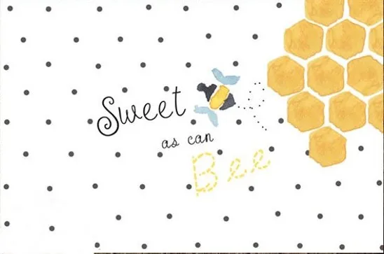 

Sweet As Can Bee Birthday Baby Shower polka dot backdrop High quality Computer print party background