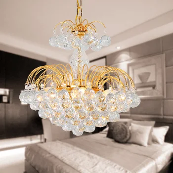 

Modern Crystal Chandelier Lighting Luxurious Living Room LED Crystal Chandelier Restaurant Flush Mount K9 crystal lamp E14 lamps