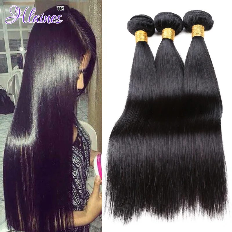 

brazilian Virgin Hair Straight 3 Bundles Deal 8A Grade Unprocessed Human Hair Weave Grace Hair Products brazilian Virgin Hair