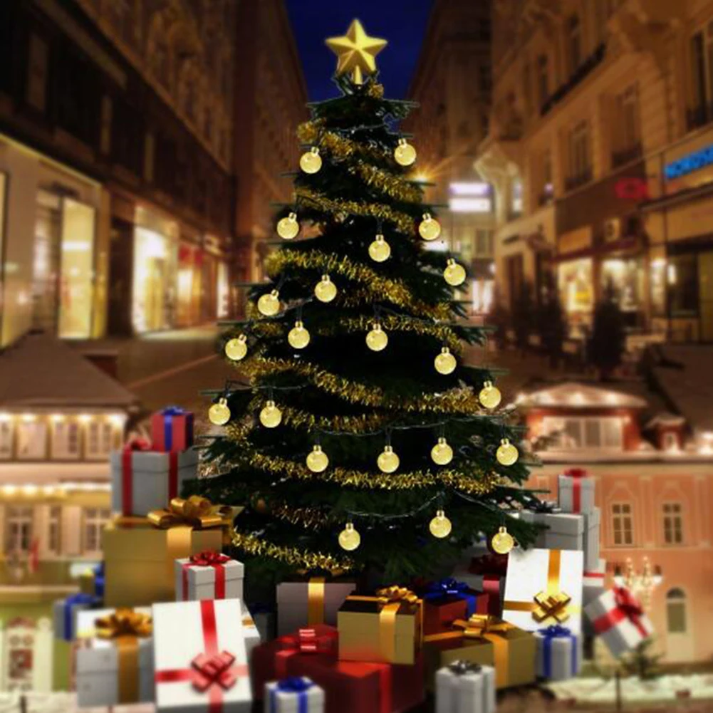50 LED Waterproof Outdoor Christmas Lighting Solar String Lights Home Festival Party Decoration Multicolor | Лампы и освещение