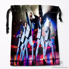 Пользовательские Backstreet Boys мешки Drawstring печати Путешествия хранения мини-сумка Плавание Пеший Туризм игрушки мешок Размеры 18x22 см#180412-11-05