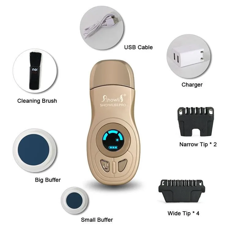 Showliss Hair Removal Device gold_2