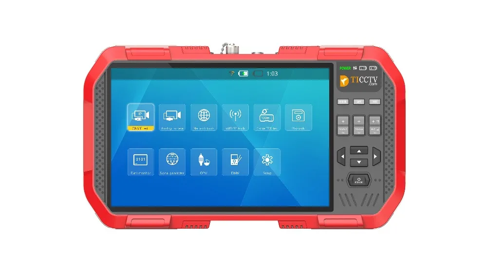 7 дюймов 5 в 1 H.265 4K HD IP CCTV Тест монитор AHD CVI TVI CVBS камеры тестирование 8MP ONVIF HDMI вход