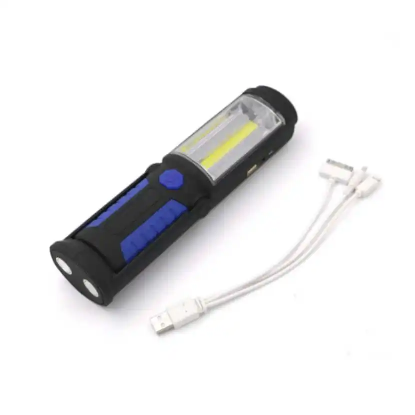 USB Перезаряжаемый COB светодиодный фонарик для ремонта автомобиля рабочий свет