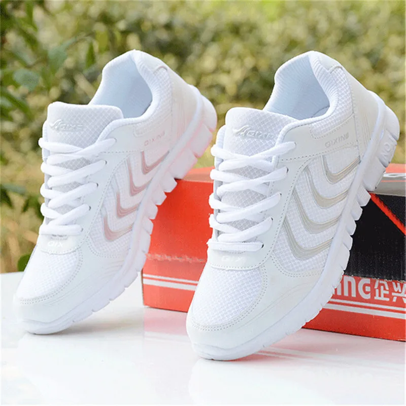 

Light Breathable Women Sport Running Shoes athletic shoes Female Outdoor Sneakers 2017 New Design Woman Shoes plus size 35-44