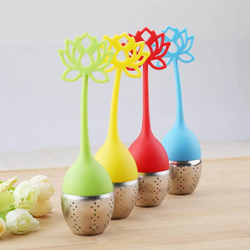

2pcs Convenient Tea Infuser Loose Tea Leaf Strainer Silicone Herbal Spice Filter Diffuser Ball XH8Z JU20