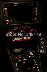 Aliauto 2 x автомобиль-Стайлинг Светоотражающие Наклейки для автомобиля и надписи внутренний атмосферу гонки для Volkswagen Гольф Sagitar Passat CC Мужские