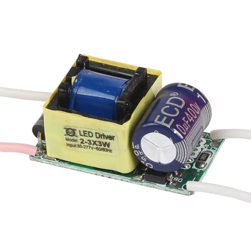 WIZLIT конвертировать AC85-277V в DC6-10V светодиодный драйвер 2X3 W 3X3 для 9 10 Светодиодный
