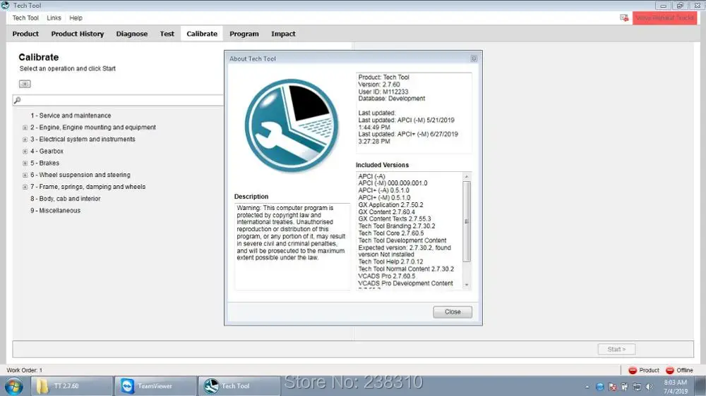 Премиум технологический инструмент PTT 2.7.60 VCADS Pro [2019] (разработка) с ACPI + 2019 06